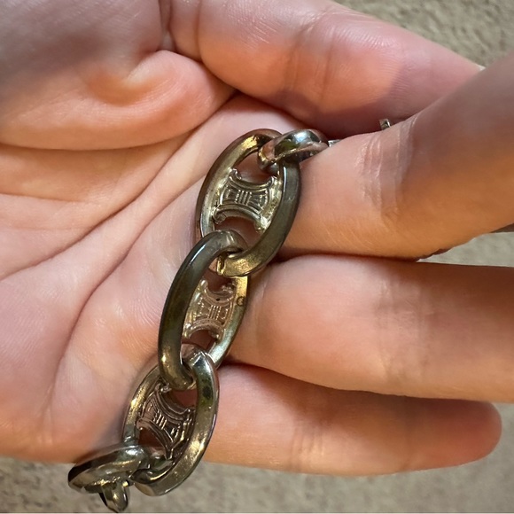 Celine silver tone chain belt - Picture 3 of 7